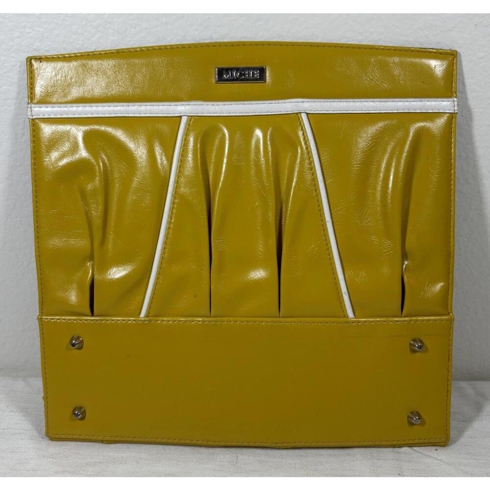 Miche Bag Classic Shell “Daisy” Yellow Pleated Faux Leather April 2011 NWT